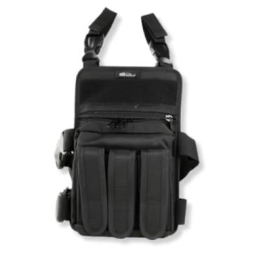 Imagem de Porta Acessório Fox Boy – Organização com Bolsos em Rip Stop (PRETO)