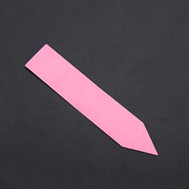 Imagem de ZAWELIYO Etiquetas de Sementes de Plantas Marcador Impermeável Durável para Etiquetas de Estacas de Jardim de Vasos de Flores, 100 Unidades Branco Amarelo Verde Rosa, Reutilizável Ecológico para