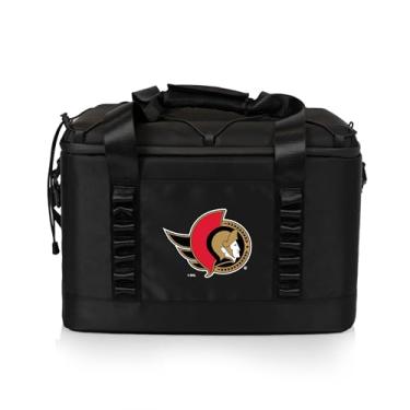 Imagem de Picnic TIME NHL Ottawa Senators Tarana Superthick Cooler, 24 latas com isolamento macio, reciclado, praia, acampamento, piquenique, (preto carbono)