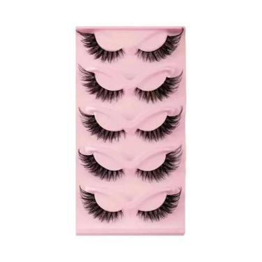 Imagem de Cílios Postiços Dramáticos Longos E Volumosos 5 Pares Para Apresentaçõ