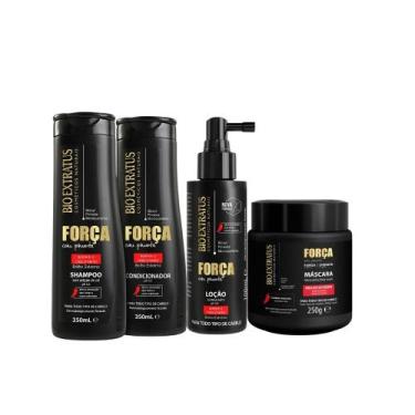 Imagem de Kit Força Pimenta Sh, Cond, Masc e Loção - Bio Extratus