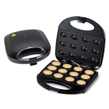 Imagem de TARSHYRY Fabricante de Molde de Biscoito de Nogueira 12 Cavidades, Molde Oreshki para Biscoitos de Nozes Russas, Panela Antiaderente Oreshki Maker para Pastelaria Doce Com Nozes (Plugue UE 220V)