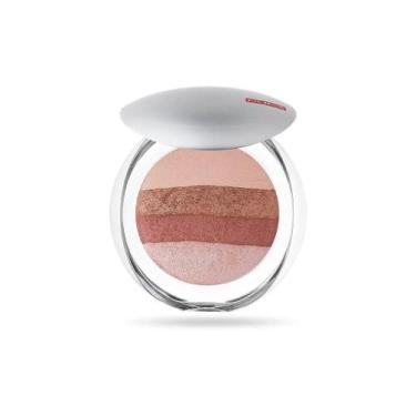 Imagem de Blush em pó iluminador Pupa Luminys Baked All Over, Stripes Rose