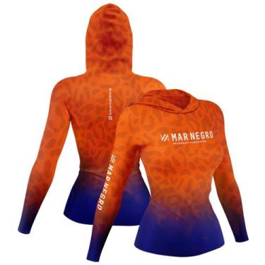 Imagem de Camisa de Pesca Feminina X-Protection Sublimada 49428 Onça Laranja - M