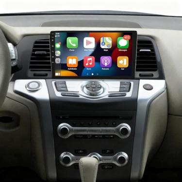 Imagem de Estéreo automotivo duplo Din 2+64G para Nissan Murano Z51 2008-2014 atualização de rádio, tela sensível ao toque estéreo de 9 polegadas para unidade principal Murano Z51 com câmera de reserva