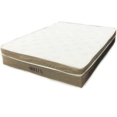 Imagem de Colchão Airflex Casal com Molas Ensacadas 25x188x138cm Bio Flex Cor Be
