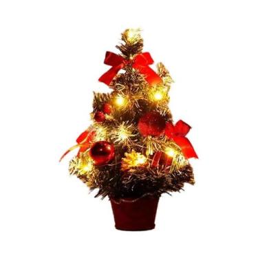 Imagem de Árvore de Natal Artificial (20/30/40cm) - Decoração para Casa, Quarto 