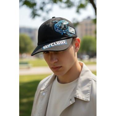 Imagem de Boné Cyclone Microfibra Pocket Tribal Shark Cor:PretoTamanho:Único, Pr