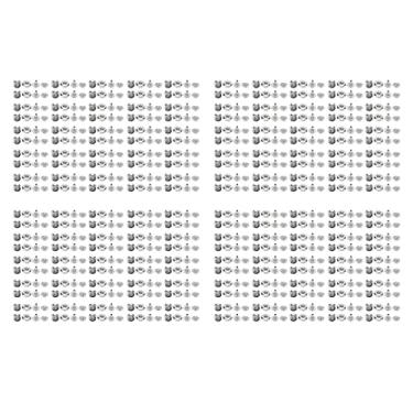 Imagem de Kit de fixadores de pressão MUNEFE, fixadores popper de soquete de mola S, botões de couro com brilho requintado de cobre para bolsas de roupas de couro (conjunto de 200) (Prata)