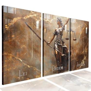 Imagem de Quadro Decorativo Sala Quarto Leão Escritório Direito Lei Ordem Justiça (2)