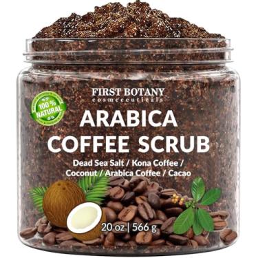 Imagem de (590ml) - 100% Natural Arabica Coffee Scrub with Organic Coffee, Coconut and Shea Butter - Best Acne, Anti Cellulite and Stretch Mark treatment, Spider Vein Therapy for Varicose Veins & Eczema (590ml)