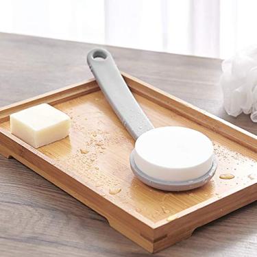 Imagem de 1 pç loção multifuncional protetor solar pomada aplicador de alça longa limpador corporal escova de chuveiro protetor solar aplicador traseiro