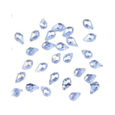 Imagem de 50 Peças De Pingente Briolette 5x8mm Em Cristal Austríaco, Gota D'água