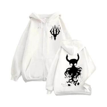 Imagem de Moletom Com Capuz Zipper Hollow Knight Para Homens E Mulheres, Estilo 