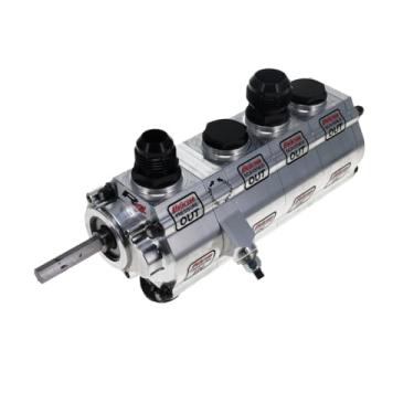 Imagem de Bomba de óleo Peterson, R4, depósito seco, 4 estágios, pressão/estágios de 3,6 cm, montagem em banda V, acionamento hexagonal de 3/20.3 cm, alumínio, cada