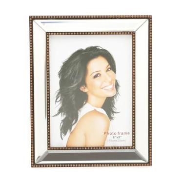 Imagem de WOLFF - Porta-Retrato de Plástico Espelhado Top 13cm x 18cm