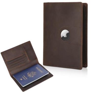 Imagem de Carteira POLARE ORIGINAL Slim de couro com bloqueio de RFID 14,5 x 10,