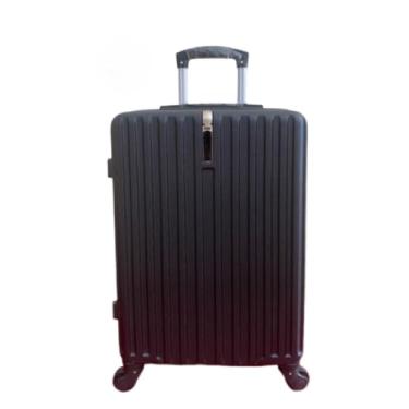 Imagem de Mala de Viagem com Rodinhas 360° Rígida com Cadeado – Tamanhos PP a G – Bagagem Resistente para Viagem(PRETO (G) - 223)