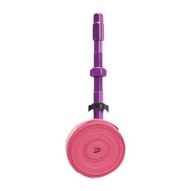 Imagem de UGPLM Câmara de ar para bicicleta com válvula Presta metálica em TPU Premium Multi Valve Repair 700x23-32C, ideal para bicicletas cruiser, 30g, Válvula de 45 Mm