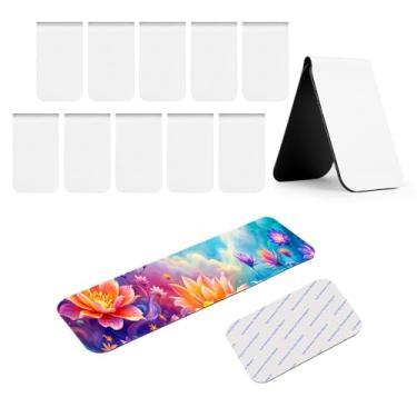 Imagem de Marcadores magnéticos de sublimação em branco 15 x 5 cm, 5 peças