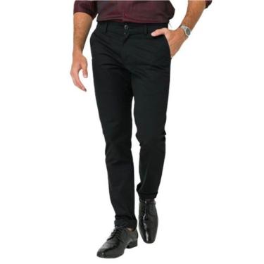 Imagem de Calça Social Masculina Executiva - Mitchelgutto, Preto, 46
