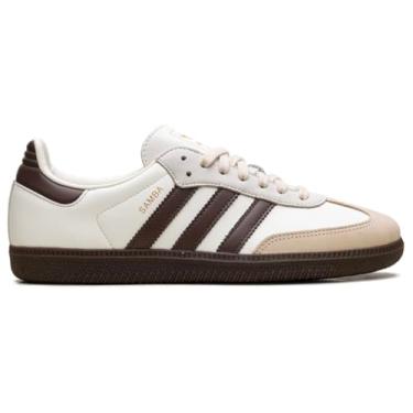 Imagem de adidas Originals Samba OG Tênis feminino, Cream Earth Strata Gum Lux, 40
