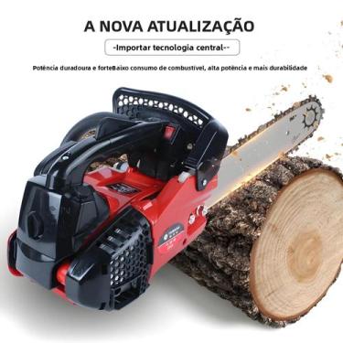 Imagem de Motosserra Portátil a Gasolina De 1800W, Mini Serra De Mão De 25CC 155