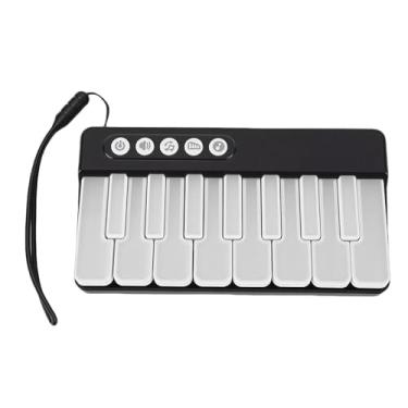 Imagem de Dpofirs Mini Teclado de Piano, Com Luzes Gradientes de 7 Cores, Mini Teclado Portátil Guiado por Luz, Instrumento Musical Com Vários Sons, para Crianças e Adultos