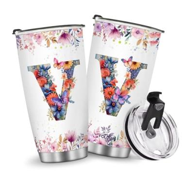 Imagem de Garrafa de água de viagem, presentes para Natal, aniversário, dia das crianças, copos isolados, caneca de café, copo estilo borboleta, meninas, mulheres, presente de aniversário, 590 ml, aço