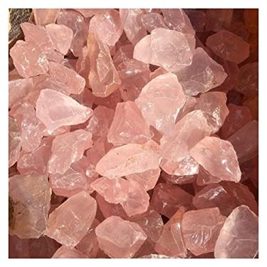 Imagem de Cristal natural bruto 1000 g cristal rosa natural rosa quartzo amostra pedra preciosa bruta decoração de casamento aquário