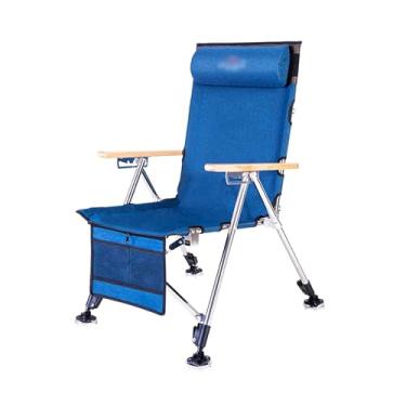 Imagem de Cadeira de pesca, cadeira de pesca, equipamento de acampamento ao ar livre, portátil, dobrável, reclinável, multifuncional, piquenique, caminhada, praia, banco de acampamento, cadeira (A)
