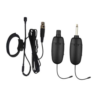 Imagem de simhoa Microfone de clipe para instrumento musical com cabo ajustável e rotação de 360° para Hulusi, Xlr de 3 Pinos