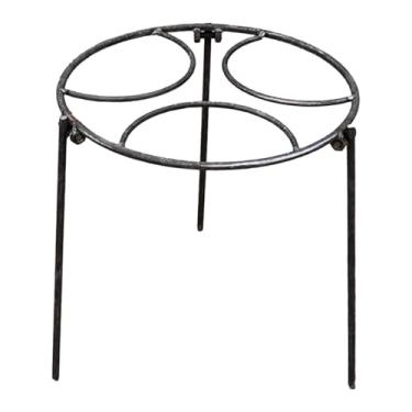 Imagem de UGPLM Tripé para fogueira, suporte para panelas, churrasqueira dobrável para camping, ideal para cozinhar em fogo aberto em mochilões e churrascos, 34 Cm