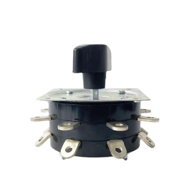 Imagem de Interruptor de soldador KDH-40/2-8 contator 8 posições dois pólos 16 pinos 40A para máquina de solda pino de cobre rotativo prata-placa DWBPGVUN