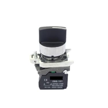 Imagem de Interruptor de controle XB4-BD21 220V Botão seletor de alça de 2 posições