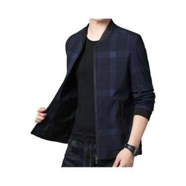 Imagem de Jaqueta Masculina Casual De Negócios Em Cor Sólida, Ajuste Solto, Casa