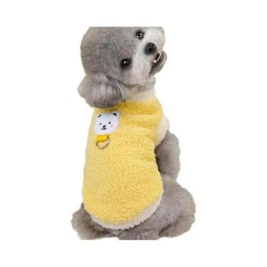 Imagem de Casaco Quente De Pelúcia Para Cães Pequenos E Médios, Roupa De Inverno