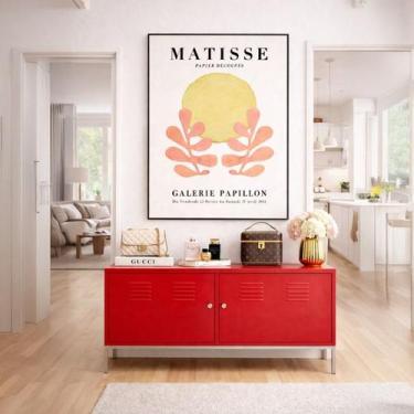 Imagem de Quadro Canvas Matisse Galerie Papillon 60x40cm Mold Branca - Quadros O