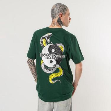 Imagem de Camiseta Town & Country Classic King Snake Verde-Masculino