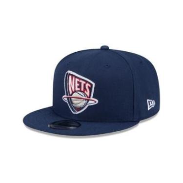 Imagem de BONE NEW ERA 9FIFTY NEW JERSEY NETS NBA HARDWOOD AZUL-Masculino