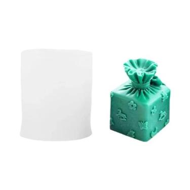 Imagem de Molde De Silicone Para Vela Aromática Em Caixa De Presente De Natal Pa