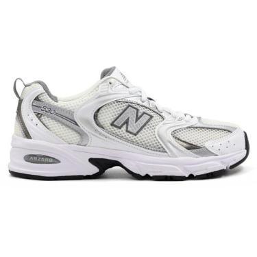 Imagem de Tênis New Balance 530 Unissex, 40, Branco, Cinza
