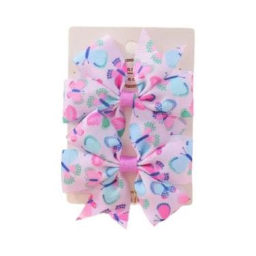 Imagem de Conjunto De 2 Presilhas De Cabelo Para Meninas Com Estampa De Margarid