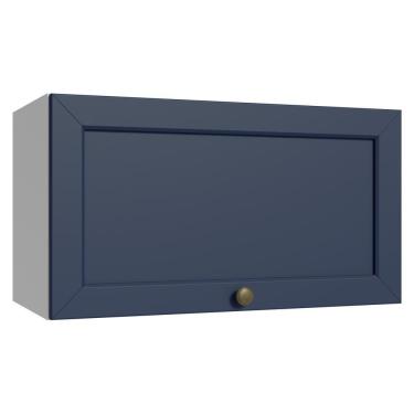 Imagem de Armário Aéreo 60 Cm 1 Porta Basculante Branco/azul Vik Madesa Branco/azul