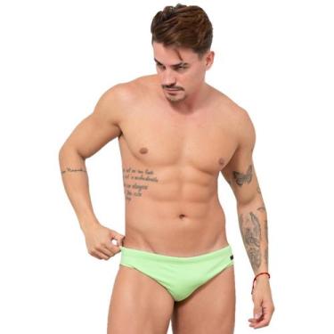 Imagem de Sunga Cavada Sunset J Wilas Beachwear - J. Wilas, Verde maçã, G
