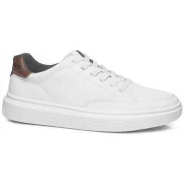 Imagem de Sapatênis Pegada 172103 Masculino Branco, 42