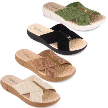 Imagem de Chinelo Modare Ortopédico Esporão Massageador Conforto 7142, Verde, 36