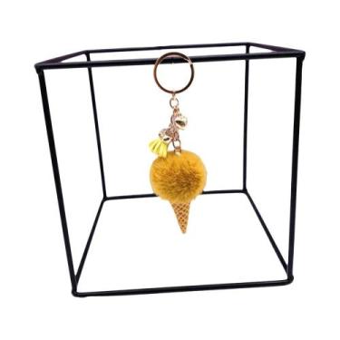Imagem de Chaveiro De Pelúcia Com Pompom Para Mulheres E Homens, Pingente De Sor