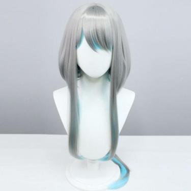 Imagem de Peruca de cosplay Genshins Impacts Haagentus Synthetic Hair 90cm - yiw