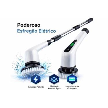 Imagem de Escova Elétrica Sem Fio Recarregável para Uso Doméstico - Escova De Li